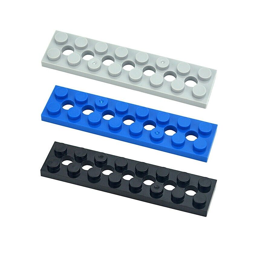 20pc Technic 3738 MOC Plate 2x8 with 7 Holes for LEGO Brick Building Block Set