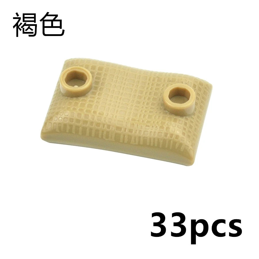 33pcs Sandbags War Swat Army WW2 Weapon Soldier Figures Building Blocks Toy DIY - Minifigure - - The Drift Art Co.