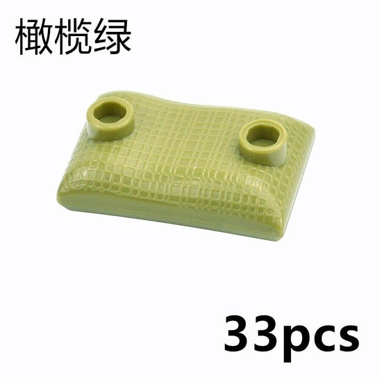 33pcs Sandbags War Swat Army WW2 Weapon Soldier Figures Building Blocks Toy DIY