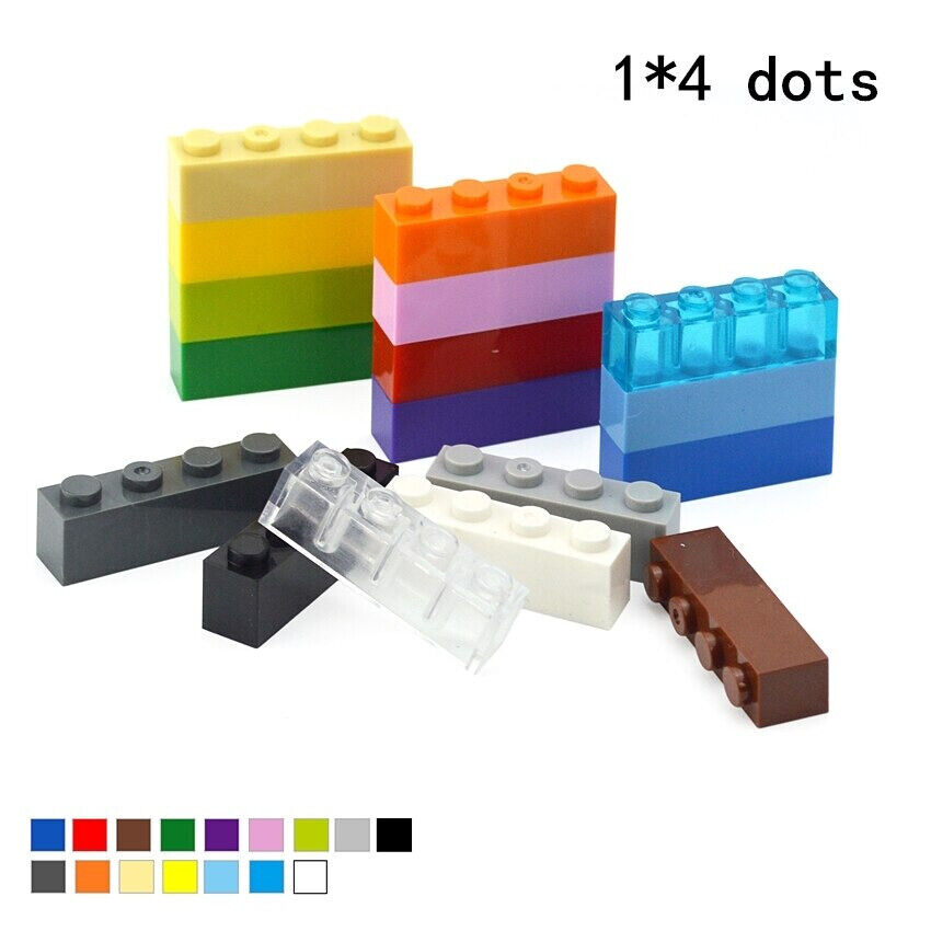 40pcs 1x4 Thick Brick 3010 Educational Building Block Bricks Toy DIY - 17 Colors - - The Drift Art Co.