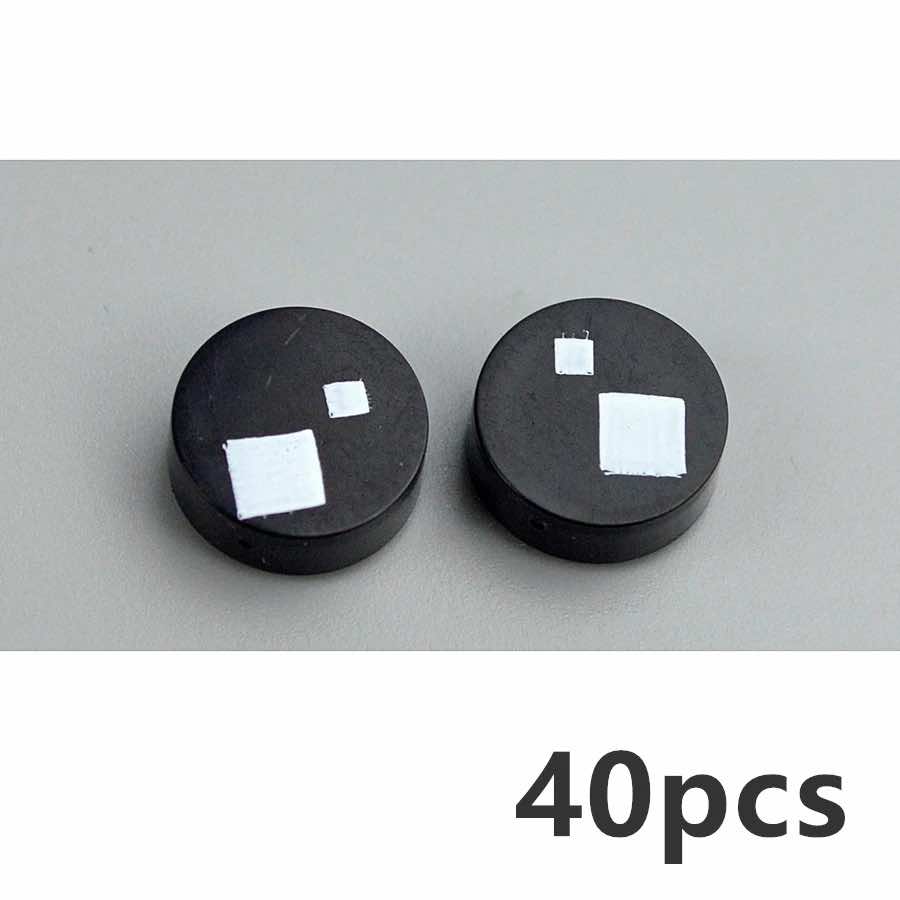 40pcs 98138 Part 1x1 Tile Round Eyelash Pupile For Lego Building Blocks Sets DIY - - The Drift Art Co.