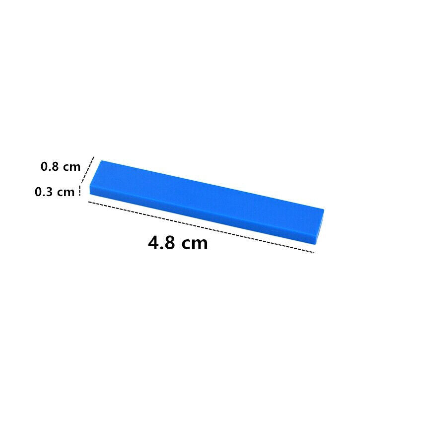 50pcs 1x6 6636 Smooth Flat Tile Building Blocks Bricks Toy DIY - Many colors - - The Drift Art Co.