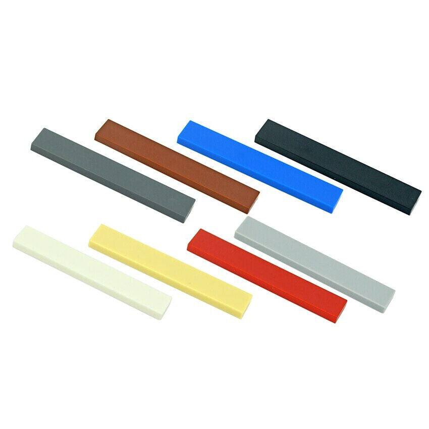 50pcs 1x6 6636 Smooth Flat Tile Building Blocks Bricks Toy DIY - Many colors - - The Drift Art Co.