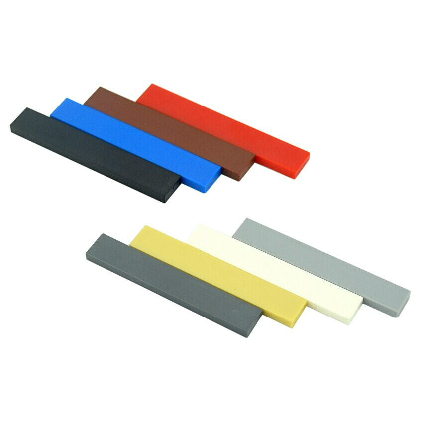 50pcs 1x6 6636 Smooth Flat Tile Building Blocks Bricks Toy DIY - Many colors - - The Drift Art Co.