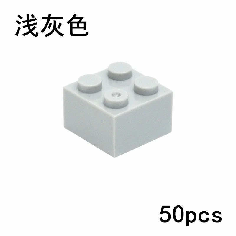 50pcs 2x2 Thick Brick 3003 Educational Building Block Bricks Toy DIY - 18 Colors - Minifigure - - The Drift Art Co.
