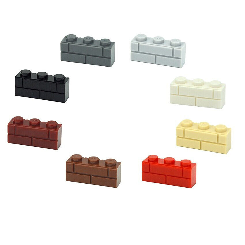 50pcs MOC Parts for Lego Kits 1x3 Dot SM323 Wall bricks Building Blocks Sets DIY - Bricks & Blocks - - The Drift Art Co.