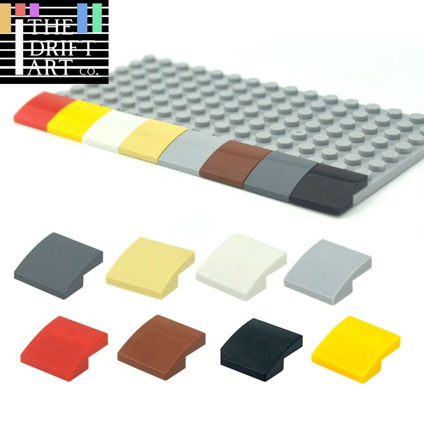 50pcs Slope Curved Particles 2x2 15068 Educational Building Block Bricks Toy DIY - - The Drift Art Co.