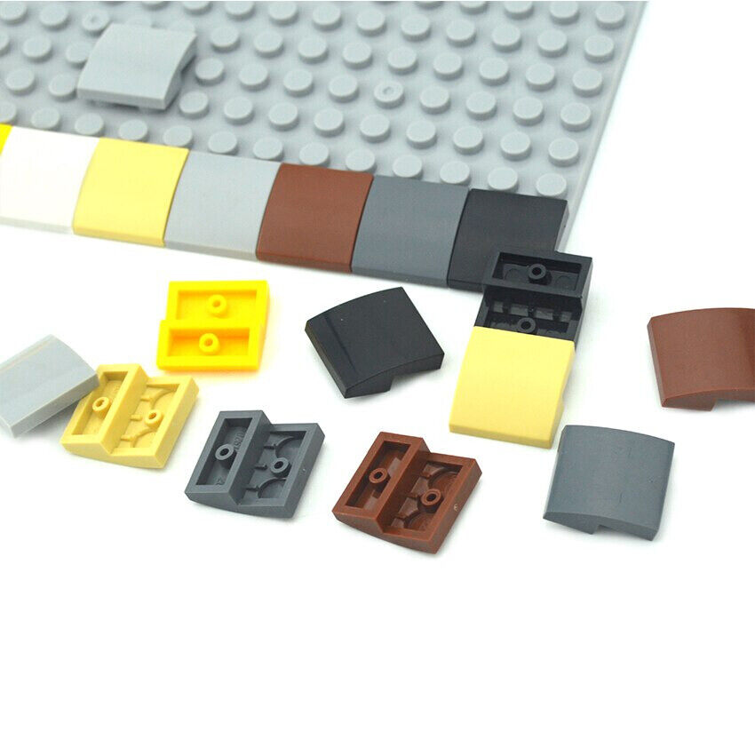 50pcs Slope Curved Particles 2x2 15068 Educational Building Block Bricks Toy DIY - - The Drift Art Co.