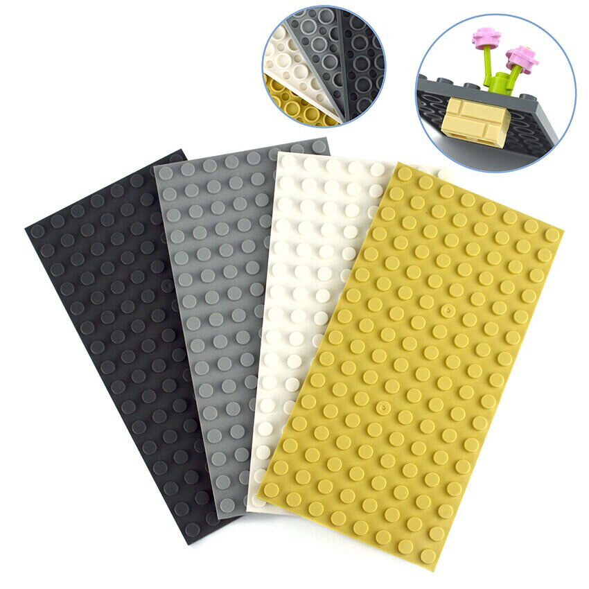 6pcs Classic Style 8x16 Building Blocks dots base plate DIY - Various Types - - The Drift Art Co.