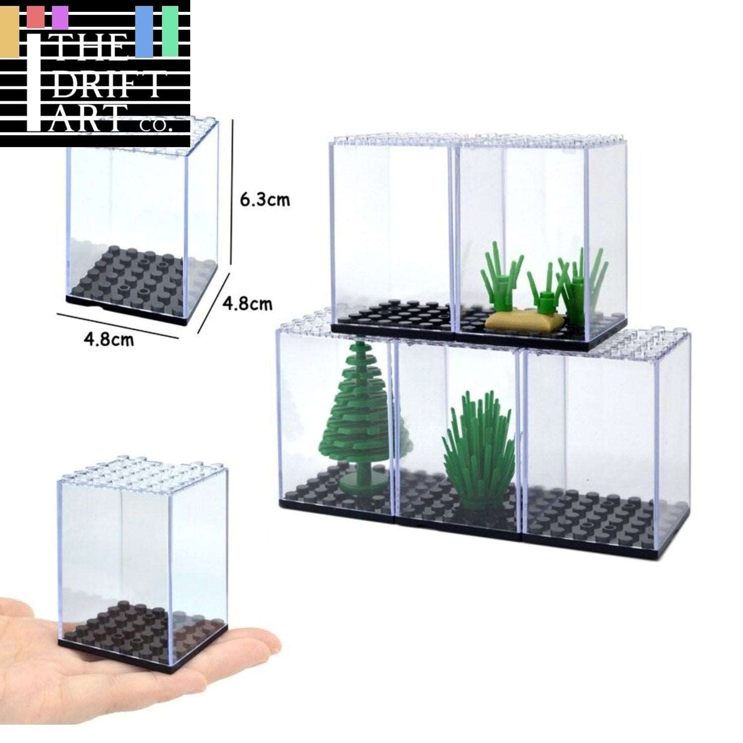 Acrylic Dustproof Box Display Cabinet Part for Lego Sets Building Block Sets DIY - - The Drift Art Co.