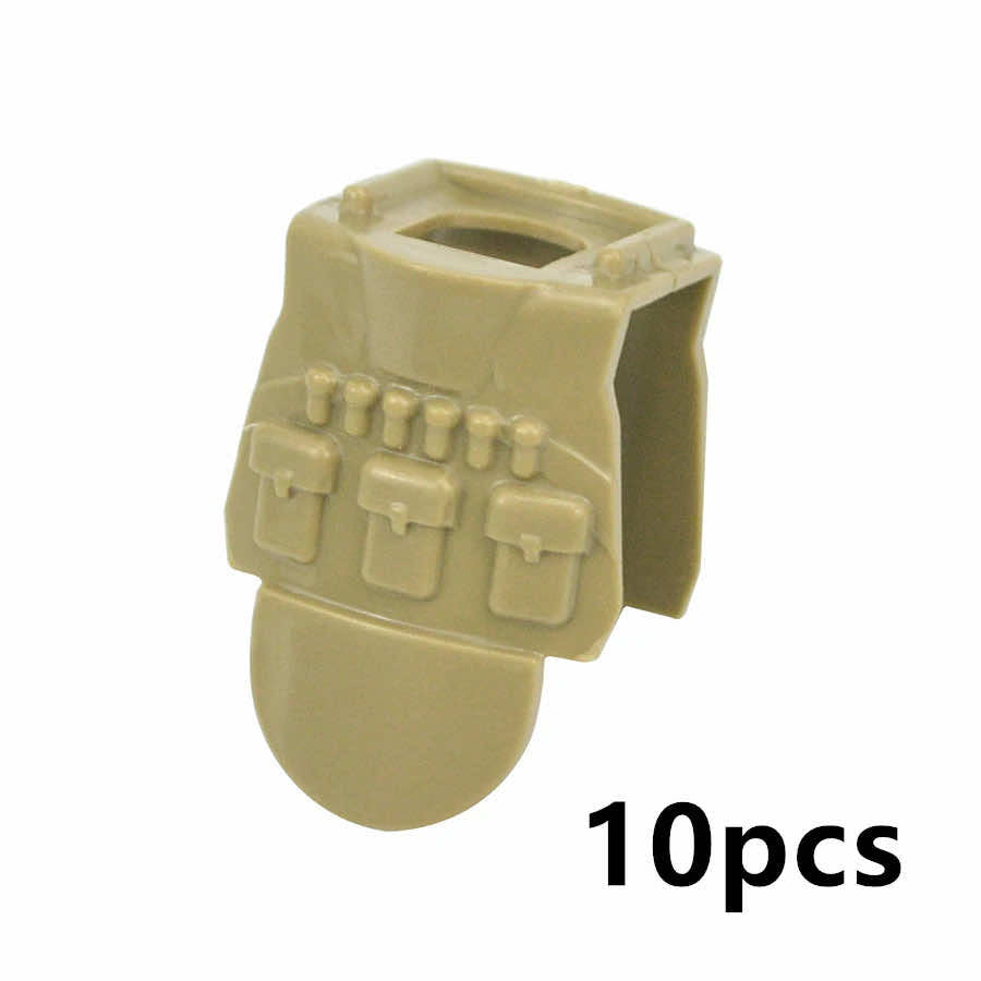 Backpack Armor Vest Army Weapon Soldier Figures Building Blocks Toy DIY - Minifigure - - The Drift Art Co.