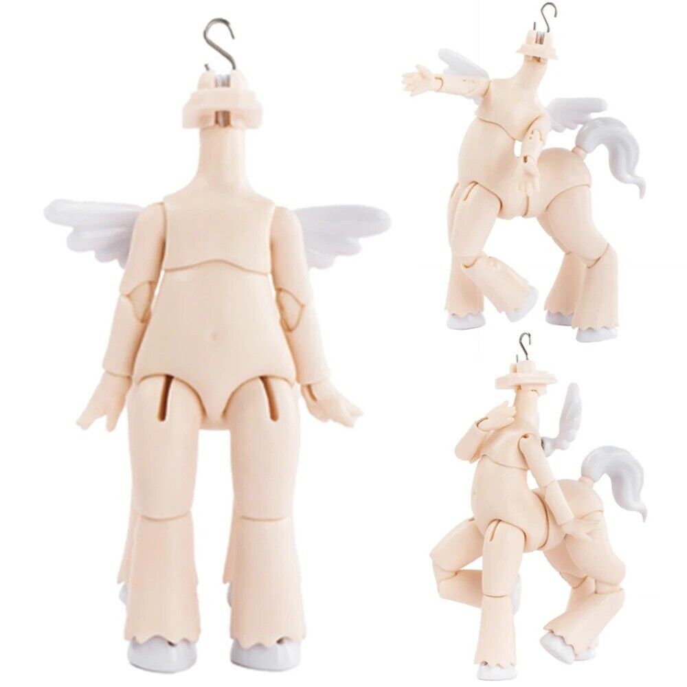 Body - Animal Pony Body Wings For Nendoroids GSC Head BJD OB Obitsu 11 Ymy Doll - - The Drift Art Co.