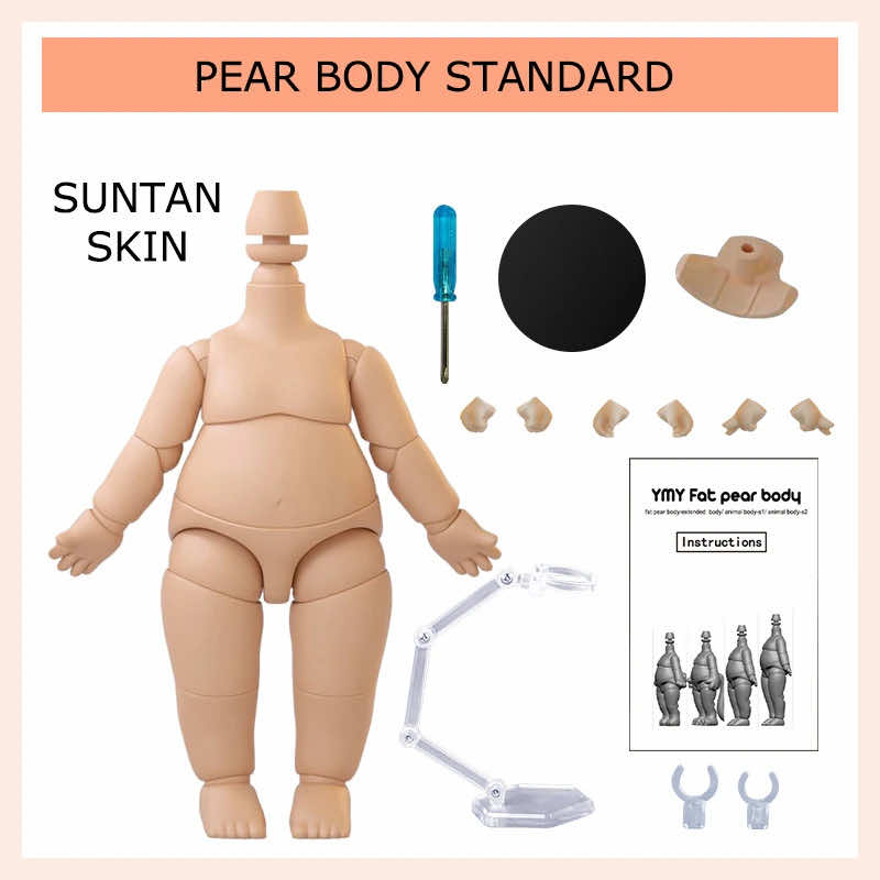 Body - Animal pear w Tail YMY suitable For GSC Head BJD OB 11 Toy Doll - - The Drift Art Co.
