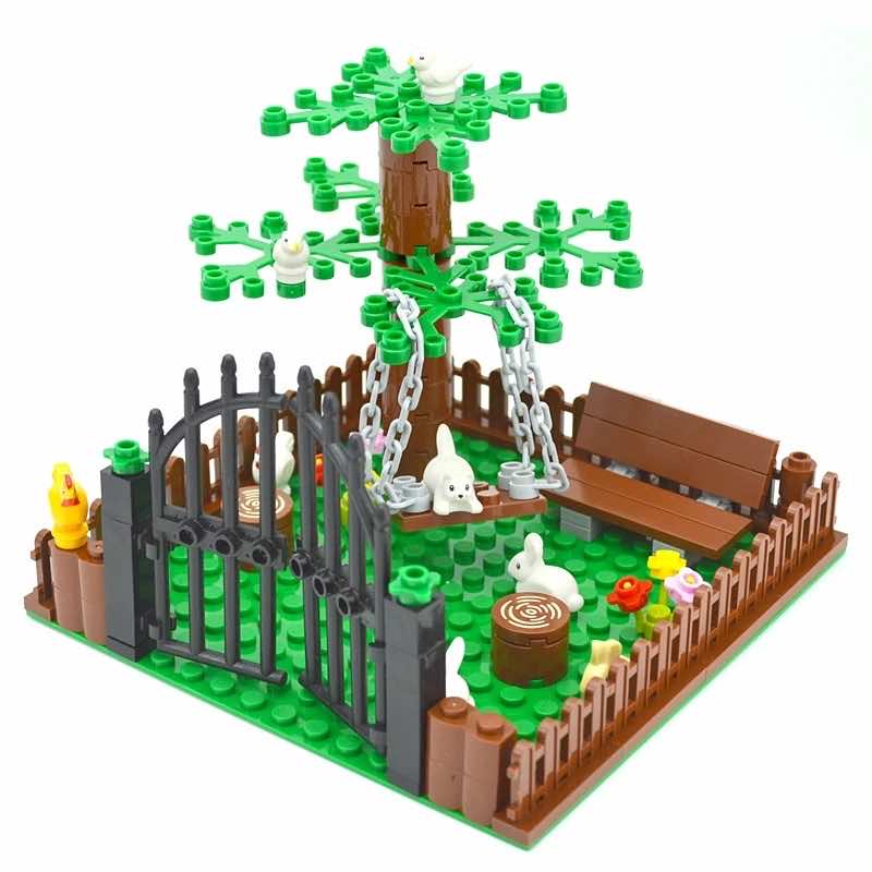 Chicken kennel Pigpen Animal Garden Plant for Lego Sets Building Blocks Sets DIY - LEGO (R) Bricks, Pieces & Parts - - The Drift Art Co.