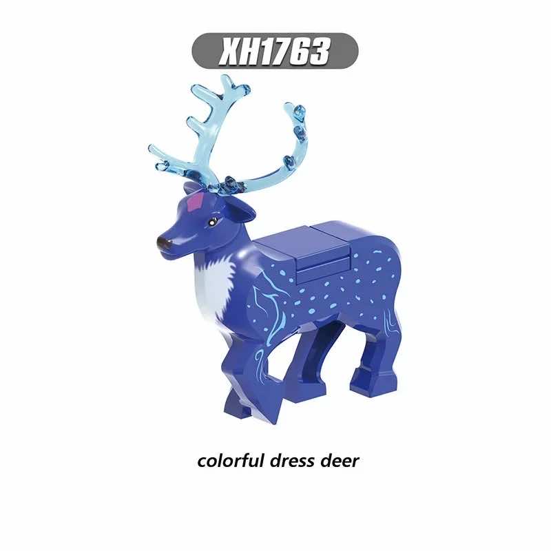 Christmas Animals Elk Reindeer Deer for Lego Sets Building Blocks Brick Sets DIY - - The Drift Art Co.