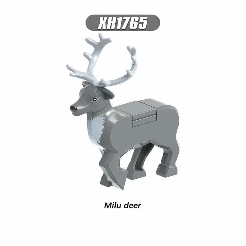Christmas Animals Elk Reindeer Deer for Lego Sets Building Blocks Brick Sets DIY - - The Drift Art Co.