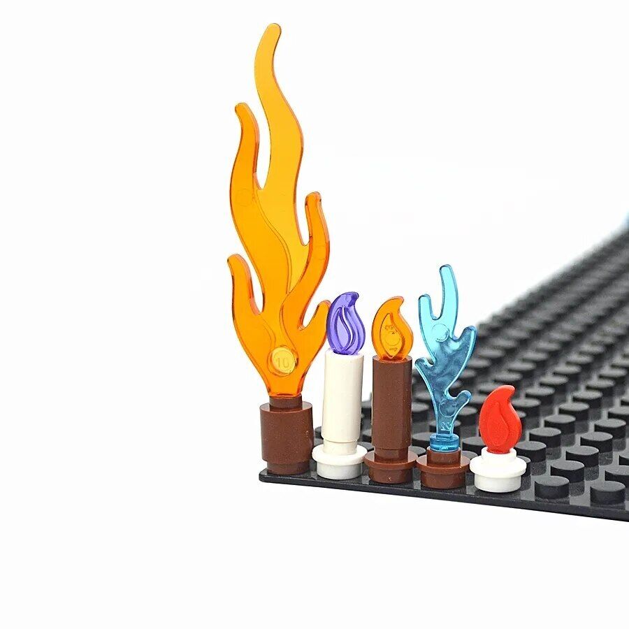 City Food Bonfire 7762 37775 Candle Flame part for Lego Sets Building Block Sets - Bricks & Blocks - - The Drift Art Co.