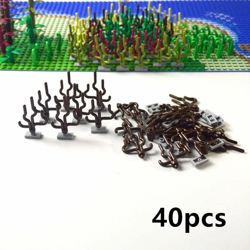 City Parts for LEGO Kits Seaweed grass Bush Leaf base bricks Building Blocks DIY - - The Drift Art Co.