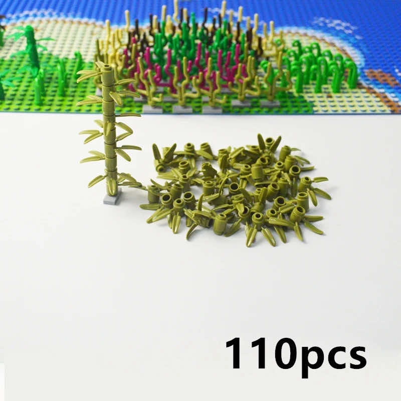 City Parts for LEGO Kits Seaweed grass Bush Leaf base bricks Building Blocks DIY - LEGO (R) Bricks, Pieces & Parts - - The Drift Art Co.