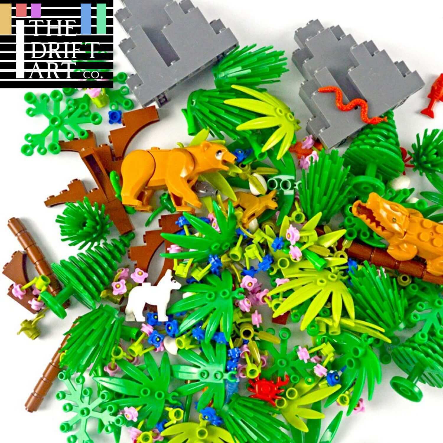 City Parts for LEGO Kits Tree Grass Flower River Base bricks Building Blocks DIY - Bricks & Blocks - - The Drift Art Co.