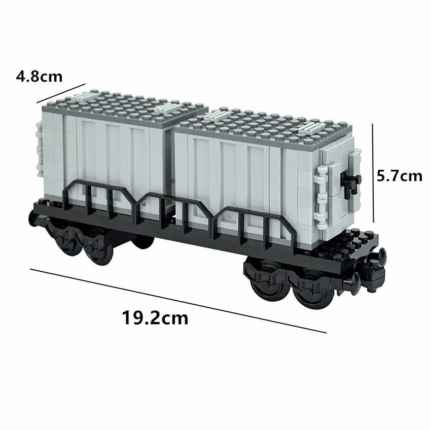 City Railway Freight Train Container 92088 for Lego Building Blocks Bricks DIY - - The Drift Art Co.