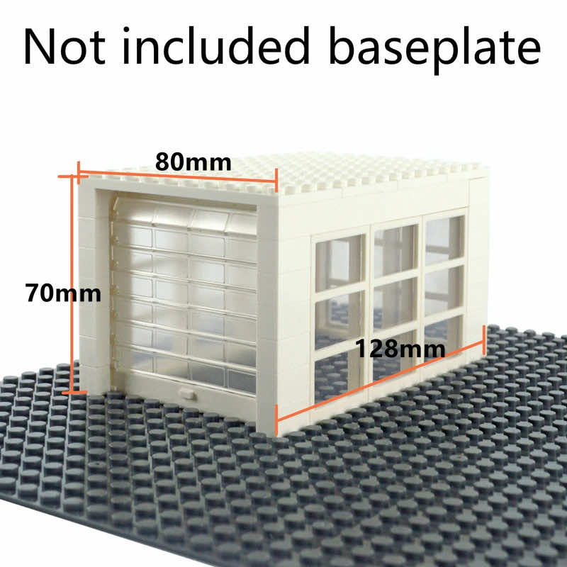 Classic Car Rolling gate Garage Door Parts for Lego Sets Building Block Sets DIY - - The Drift Art Co.