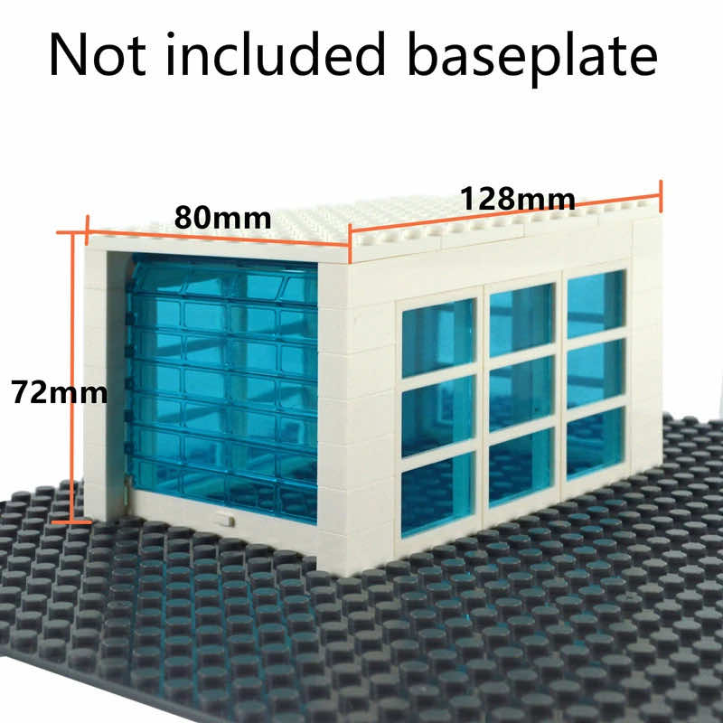 Classic Car Rolling gate Garage Door Parts for Lego Sets Building Block Sets DIY - - The Drift Art Co.