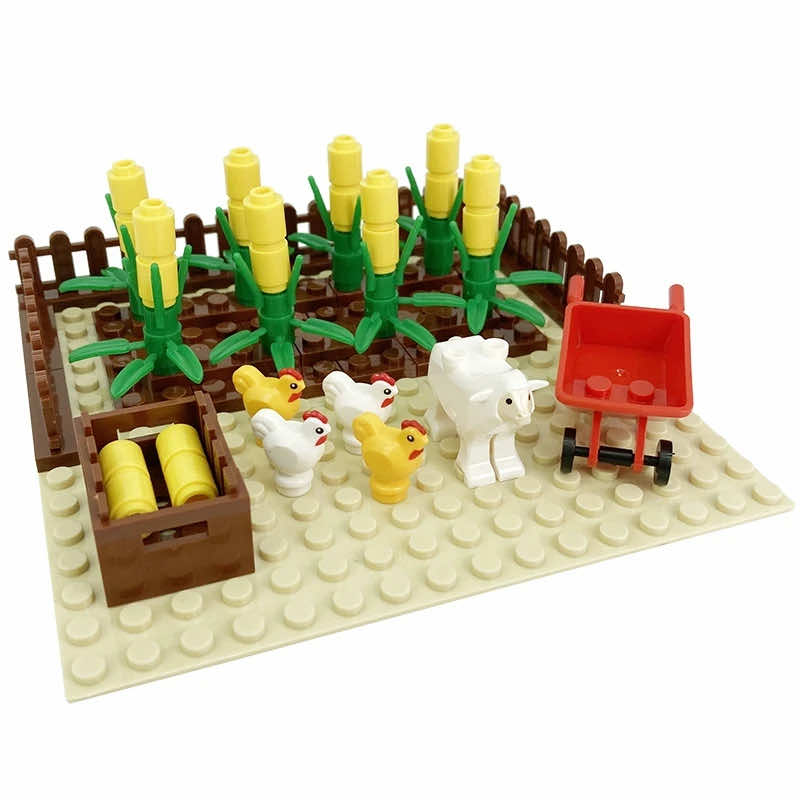 Farm Crop Vegetable Field Pumpkin City Food Parts for Lego Building Blocks Sets - LEGO (R) Bricks, Pieces & Parts - - The Drift Art Co.