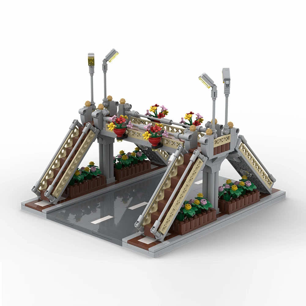 MOC City Road Traffic Lights Sign street for Lego Kit Building Blocks Sets DIY - - The Drift Art Co.