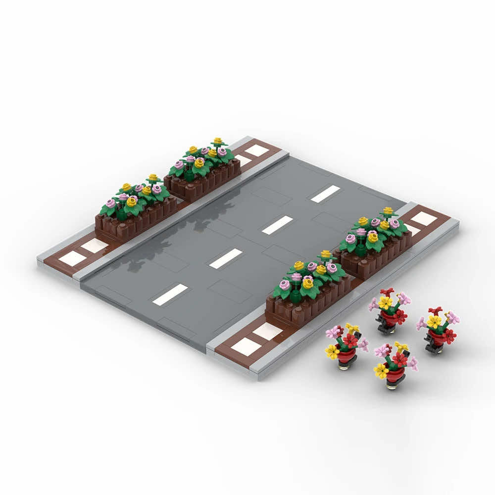 MOC City Road Traffic Lights Sign street for Lego Kit Building Blocks Sets DIY - - The Drift Art Co.