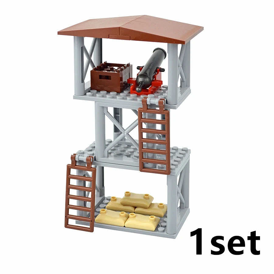 Military Base Barbed Wire Fence 30104 92338 For LEGO Building Blocks Brick Toy - Minifigure - - The Drift Art Co.