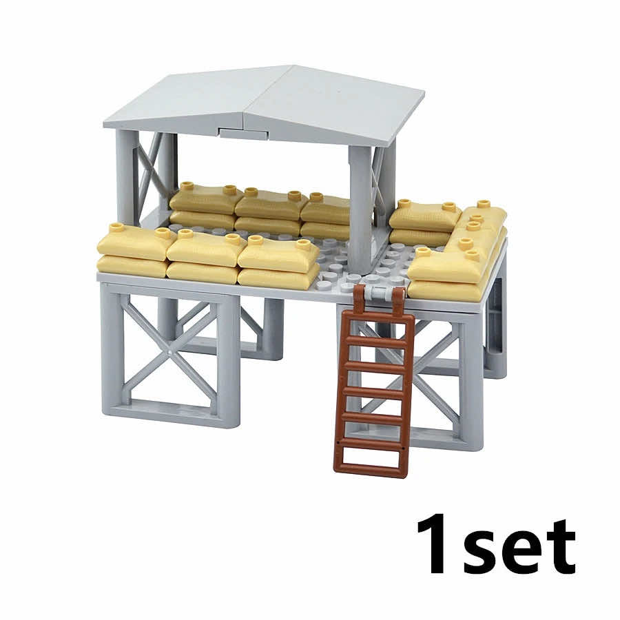 Military Base Barbed Wire Fence 30104 92338 For LEGO Building Blocks Brick Toy - Minifigure - - The Drift Art Co.