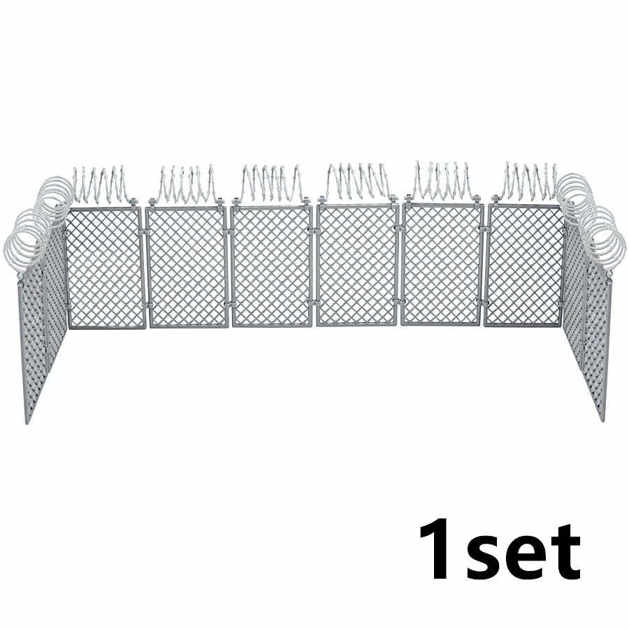 Military Base Barbed Wire Fence 30104 92338 For LEGO Building Blocks Brick Toy - Minifigure - - The Drift Art Co.