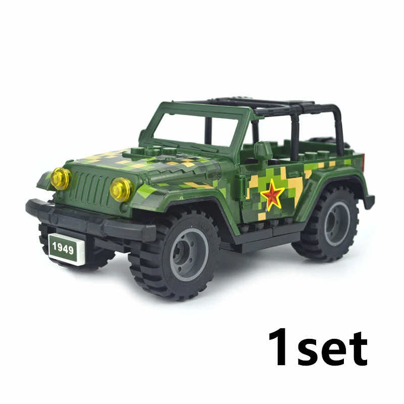 Military Vehicle Car Truck SUV Motorcycle Bike For Building Blocks Brick Toy DIY - - The Drift Art Co.