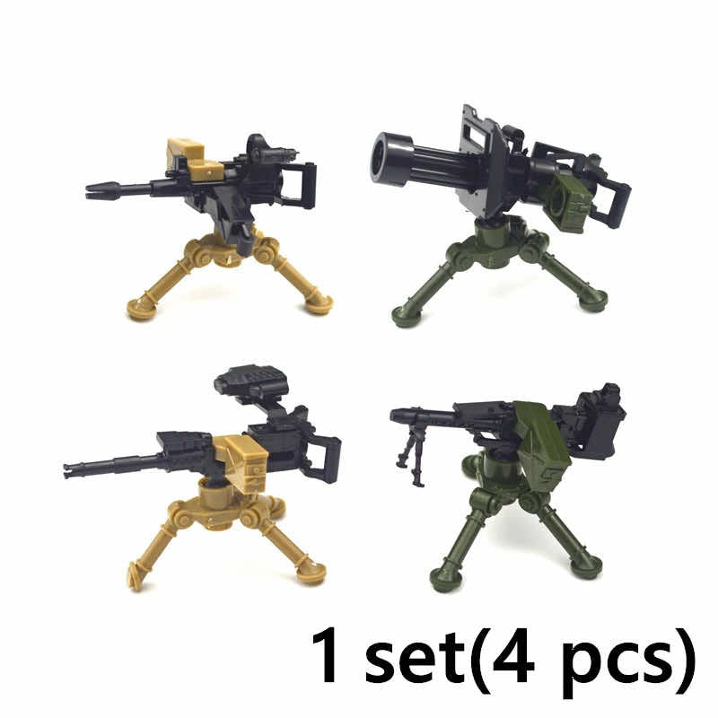 Military Weapon Gun Rifle Pistol Mortar Soldier Figures Building Blocks Toy DIY - - The Drift Art Co.