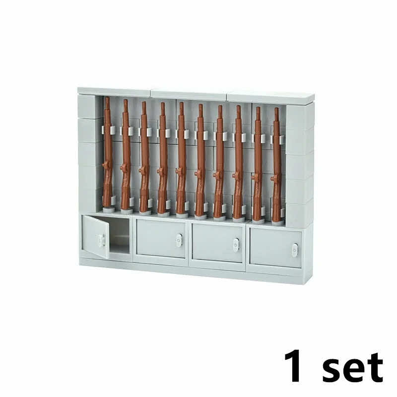 Military Weapon Gun Rifle Rack Cargo Horses Building Blocks Brick Set Toy DIY - - The Drift Art Co.