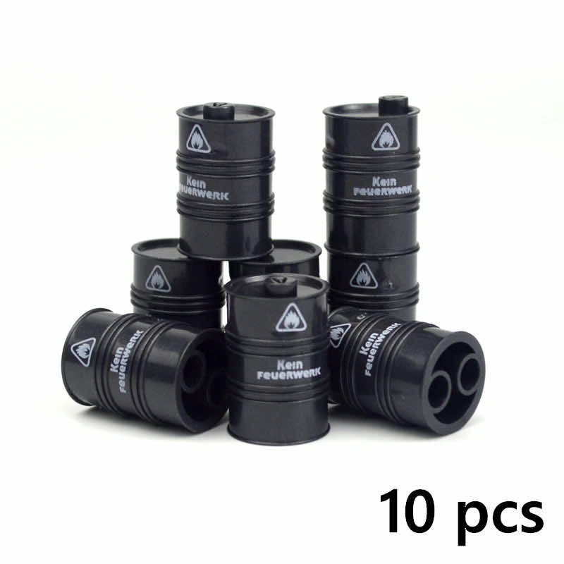 Oil Drum Sandbags War Swat Army WW2 Soldier Figures Building Blocks Toy DIY - Minifigure - - The Drift Art Co.