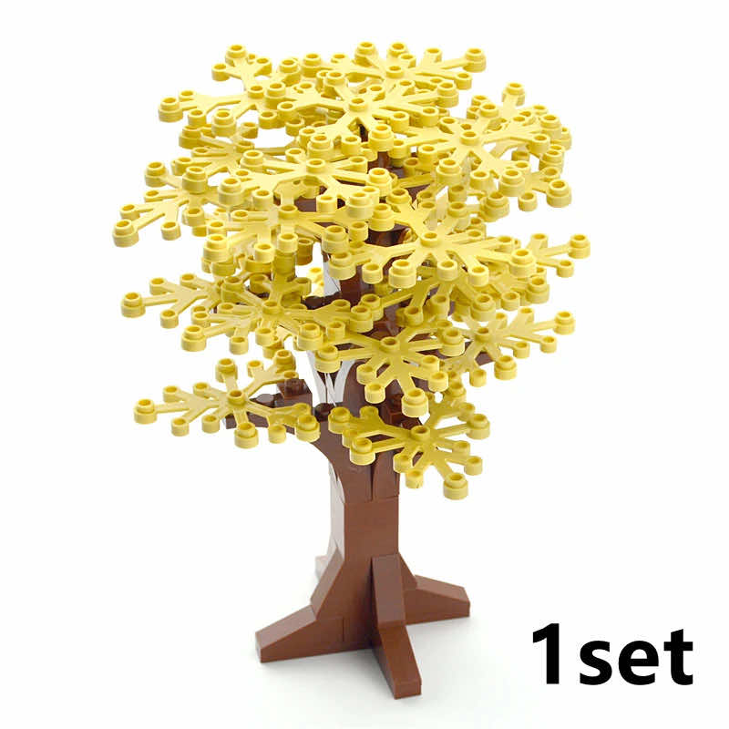Plant Tree Leaf Flower Parts for Lego Sets 30176 3741 Building Blocks Sets DIY - - The Drift Art Co.