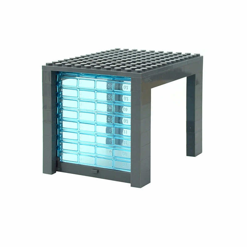 Stackable Car Rolling gate Garage Door Parts for Lego Building Block Sets DIY - LEGO (R) Bricks, Pieces & Parts - - The Drift Art Co.