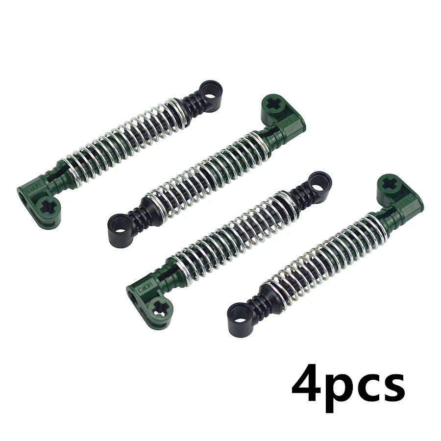 Tech Hard Spring Shock Absorber Building Blocks Bricks Toy DIY - Various colors - - The Drift Art Co.