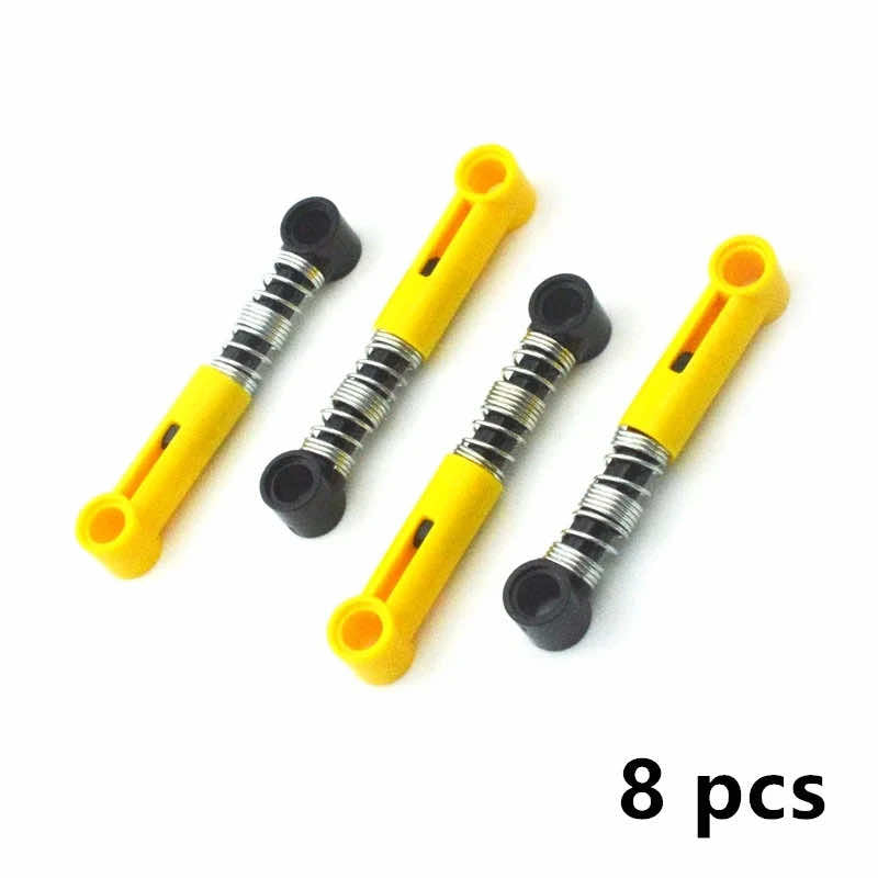 Tech Hard Spring Shock Absorber Building Blocks Bricks Toy DIY - Various colors - - The Drift Art Co.