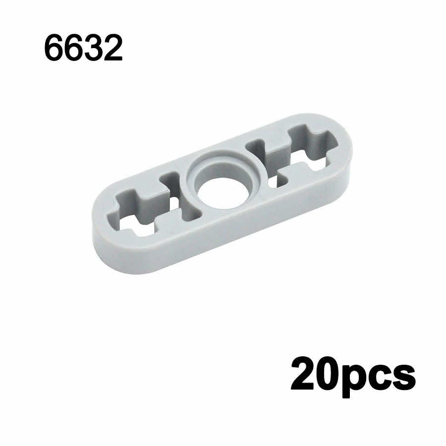 Technic Beam Thin Axle Hole L-shape Part 32251 for Lego Kits Building Blocks Set - - The Drift Art Co.
