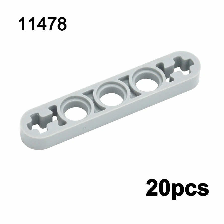 Technic Beam Thin Axle Hole L-shape Part 32251 for Lego Kits Building Blocks Set - - The Drift Art Co.