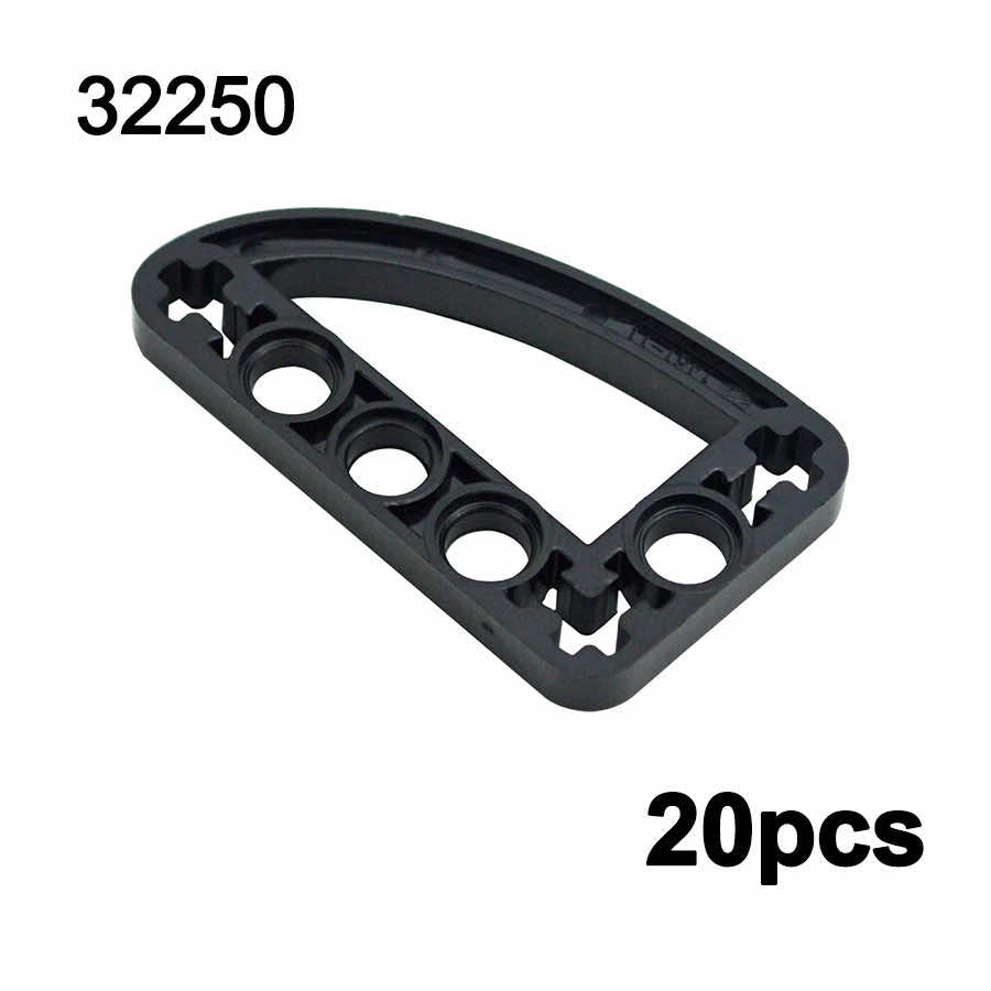 Technic Beam Thin Axle Hole L-shape Part 32251 for Lego Kits Building Blocks Set - - The Drift Art Co.