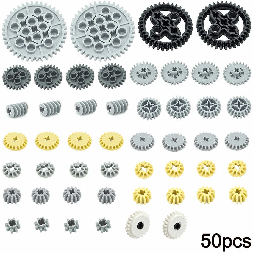 Technic Parts Bulk Gear for Lego Kits Liftarm Beam Axle Panel Building Block Set - - The Drift Art Co.