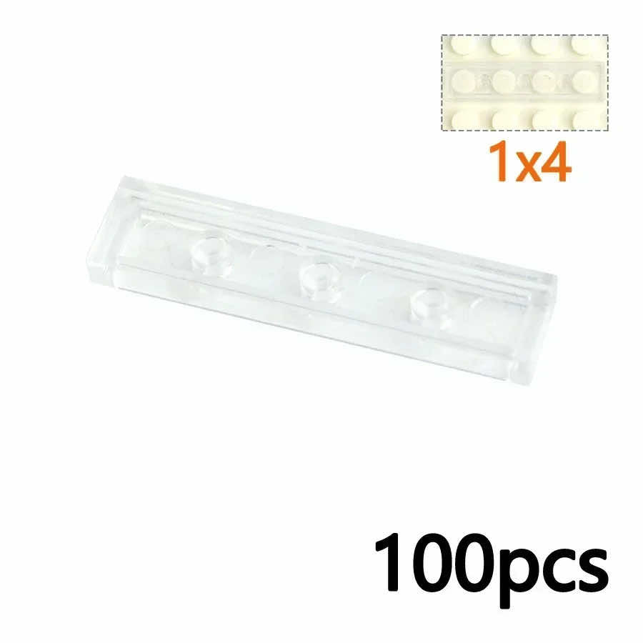 Transparent 1x2 2x2 1x4 Ceramic Tile 3068 3069 Building Blocks Bricks Toy DIY - - The Drift Art Co.