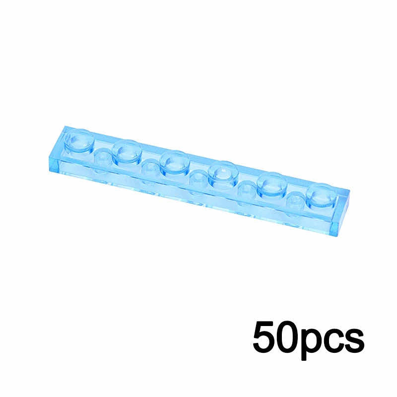 Transparent 1x2 2x2 2x4 Ceramic Tile 3023 3022 3020 Building Blocks Bricks Toy - Minifigure - - The Drift Art Co.