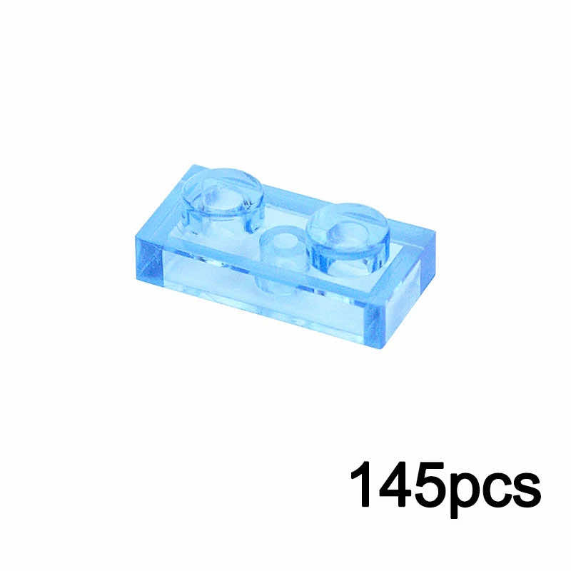 Transparent 1x2 2x2 2x4 Ceramic Tile 3023 3022 3020 Building Blocks Bricks Toy - - The Drift Art Co.
