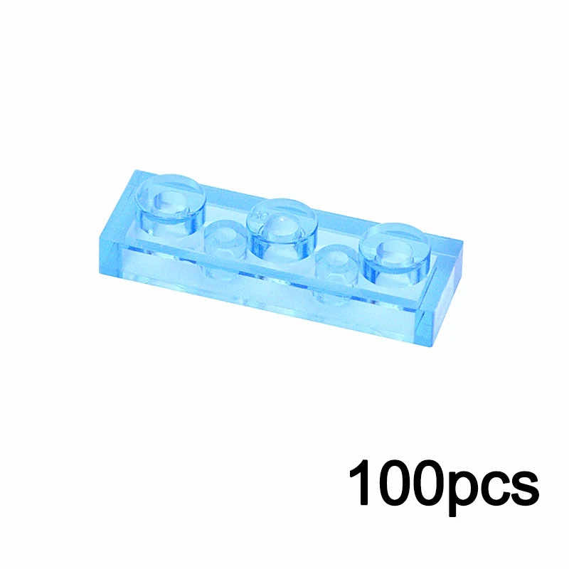 Transparent 1x2 2x2 2x4 Ceramic Tile 3023 3022 3020 Building Blocks Bricks Toy - - The Drift Art Co.