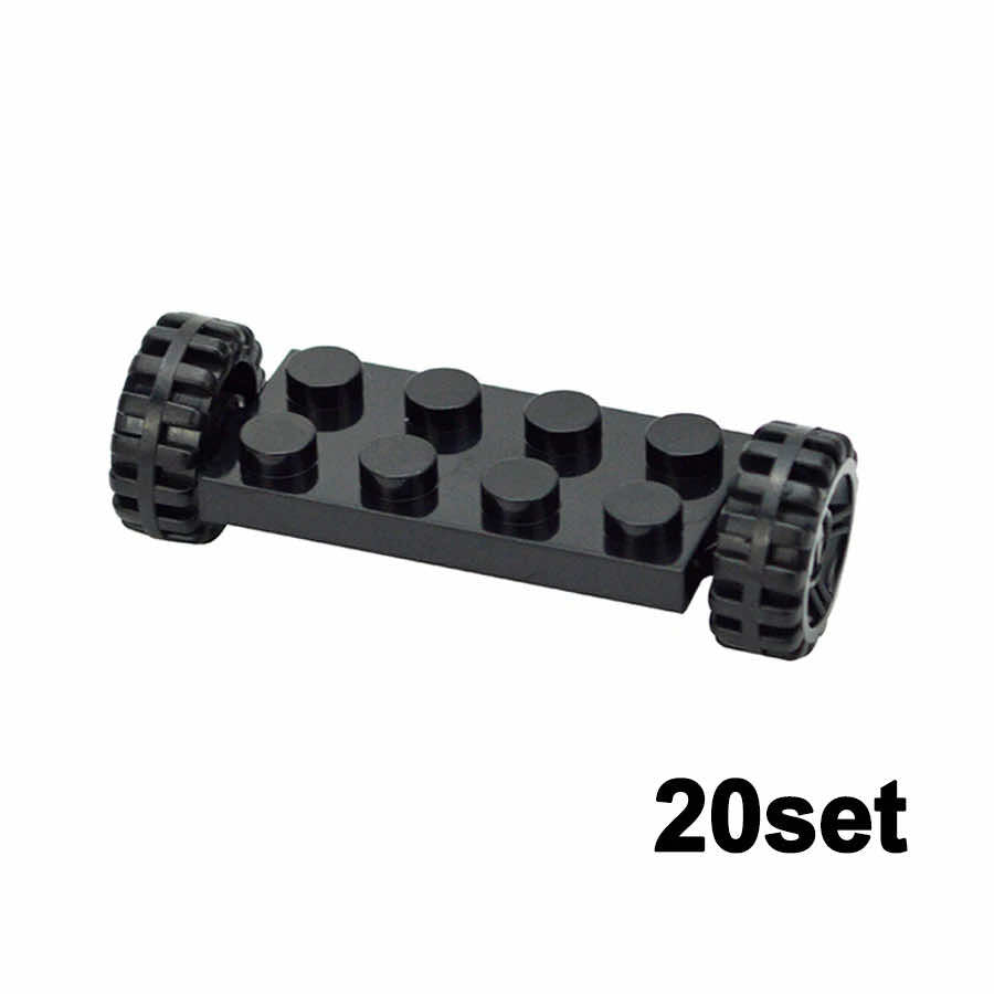 Wheel Axles Pack Car Tires Shaft Plate for Lego Kit Building Blocks Set DIY - - The Drift Art Co.
